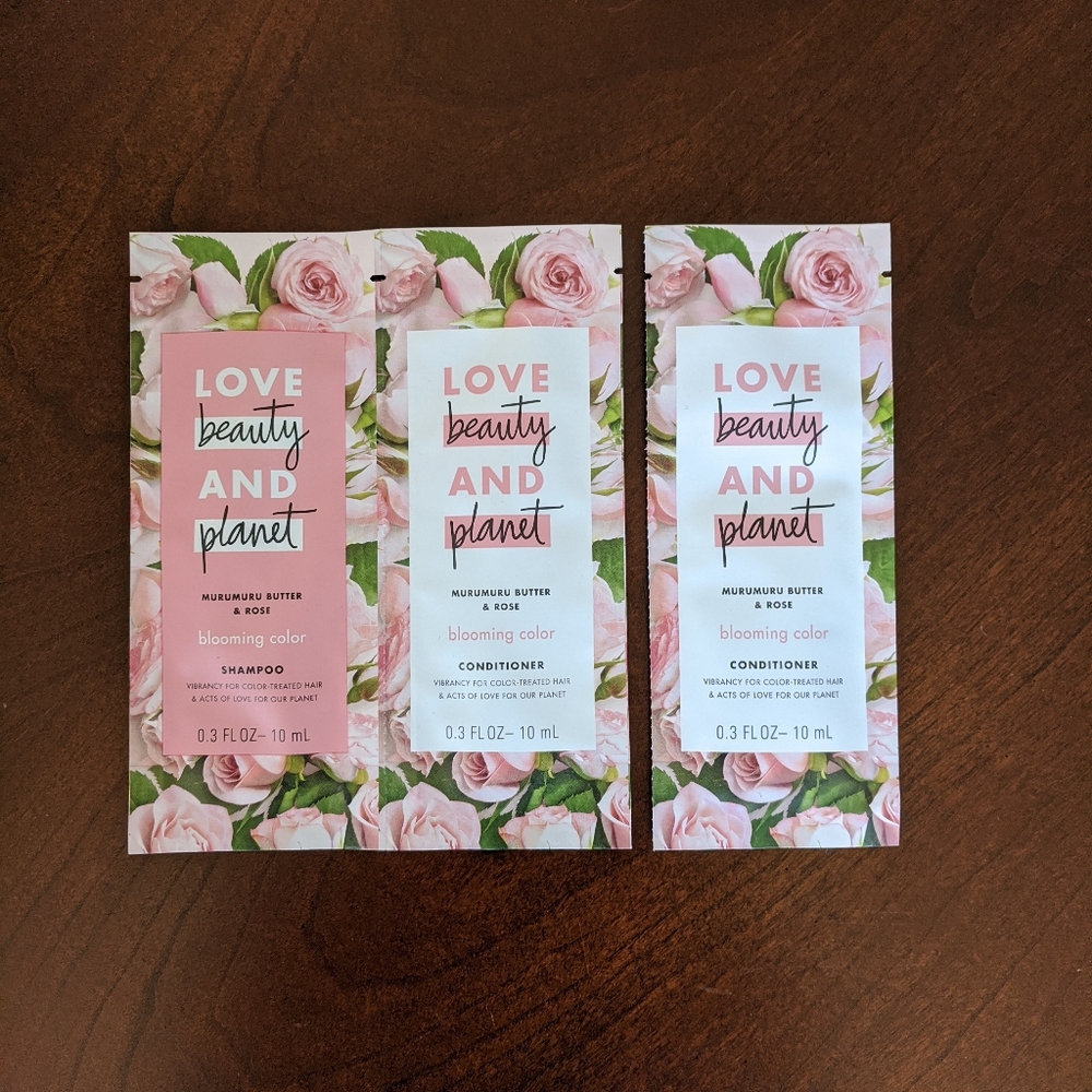 FREE W/ Love Beauty & Planet Shampoo & Conditioner